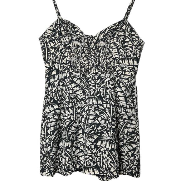 Billabong Morning Light Franca Dress Tropical Cotton Linen Blend Mini Size 14 - Picture 5 of 10